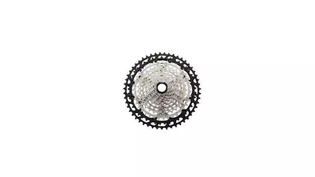 Кассета велосипедная Shimano Deore XT, M8100, 12 скоростей, 10-51Т, черно-серебристая, без упаковки, KCSM8100051