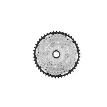 Кассета велосипедная Shimano SLX, M7100, 12 скоростей, 10-45Т, черно-серебристая, без упаковки, KCSM7100045