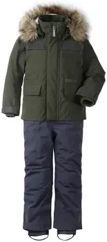Комбинезон детский Didriksons MANETEN KIDS COVERALL, элегантный зелёный, 502589