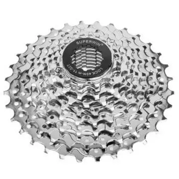Кассета велосипедная SUPERWIN CS-05, MTB, 9 скоростей, 11-32Т, 520094, LU083996