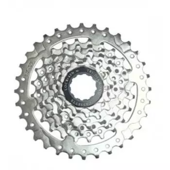 Кассета велосипедная TBS, 7 скоростей 11-32T дискретная, хром, в белой коробке, CS-701