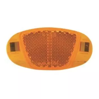 Катафот велосипедный светоотражающий VENTURA, в спицы, 60мм, оранжевый, 5-466603