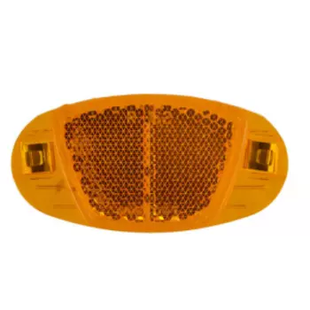 Катафот велосипедный VENTURA, 60 мм, крепления из нержавеющей стали, 4 штуки, оранжевый, 5-466606