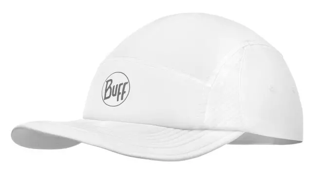 Кепка велосипедная Buff 5 Panels Cap R-Solid, White, 2021
