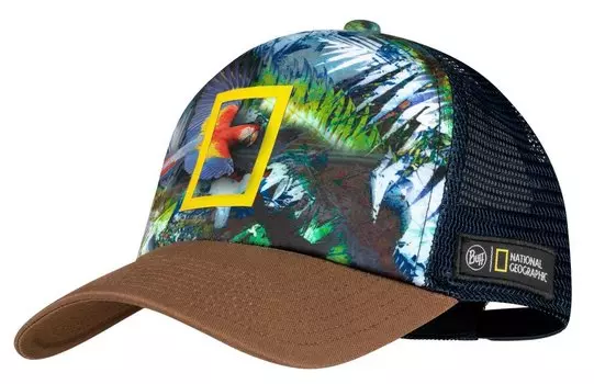 Кепка велосипедная Buff Trucker Cap, Scarlett Macaw, 2021