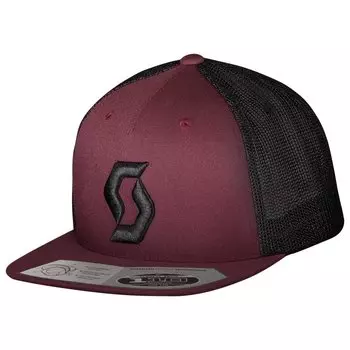 Кепка велосипедная SCOTT Camo, maroon red/black, 2021, 276192-6494