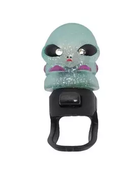 Клаксон 6-141001 UFO с 2 диодами, 2 режима, быстрое крепление на руль, детский синий