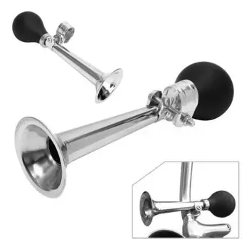 Клаксон велосипедный Forward, воздушный, металлический рожок, хромированный, FWD-XN1018