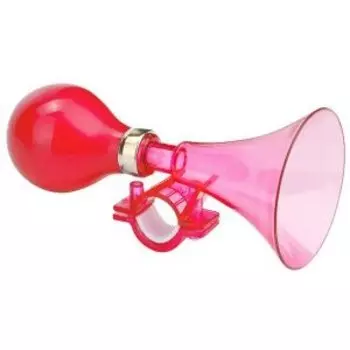 Клаксон велосипедный STELS 71DH-01, пластик/ПВХ, красный, 210164