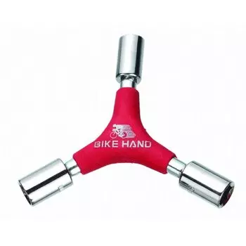 Ключ BIKEHAND YC-357Y, головки, трехсторонний, 8/9/10 мм, сталь, 6-210357