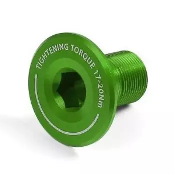 Заглушка вала шатунов HOPE CRANKSET SHAFT END CAP, 1 штука, зелёный, HC105-28G