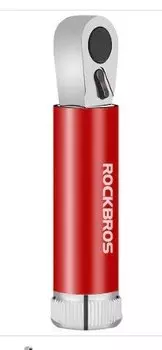 Ключ с трещоткой велосипедный Rockbros, шестигранники, красный, RKJL1002