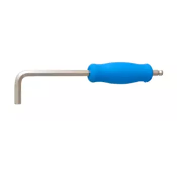 Ключ шестигранный двусторонний UNIOR с закругленным жалом и рукояткой, 10 мм, 1780/3G