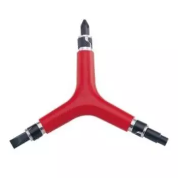Ключ шестигранный IceToolz 74B1, тройной с битами Perfect Tool for In-Line Skate, 6-800206