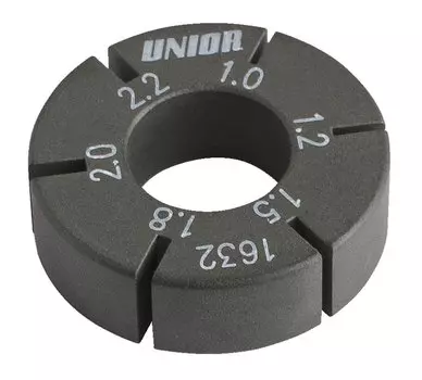 Ключ спицевой UNIOR, для плоских спиц 1,0/1,2/1,5/1,8/2,0/2,2 мм, черный, 1632