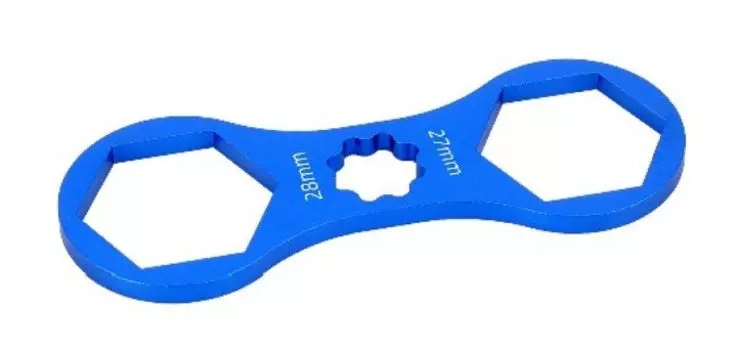 Ключ TOOPRE для вилки, 27mm-28mm, для SUNTOUR EPIXON, алюминевый, синий, TL-B (27-28)