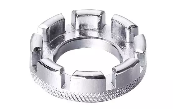 Ключ TRIX "О" -образный, для ниппелей спиц 10G/11G/12G/13G/14G/15G, серебристый, TL-TX-726-A-SL