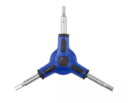 Ключ Y-образный Kenli, 4/5/6мм, шестигранник, KL-9736B