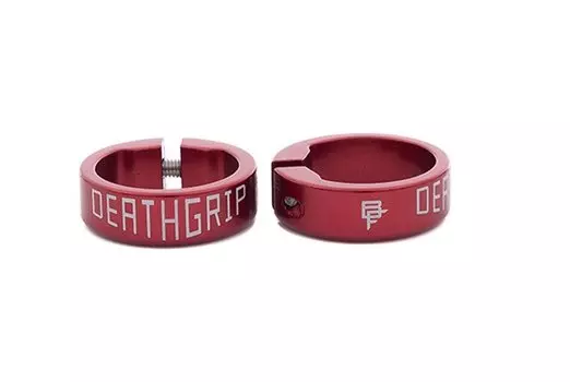 Кольца-фиксаторы грипс DMR Brendog Deathgrip Lock On, Red, DMR-G-DG-COLLAR-R