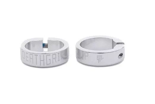 Кольца-фиксаторы грипс DMR Brendog Deathgrip Lock On, Silver, DMR-G-DG-COLLAR-S