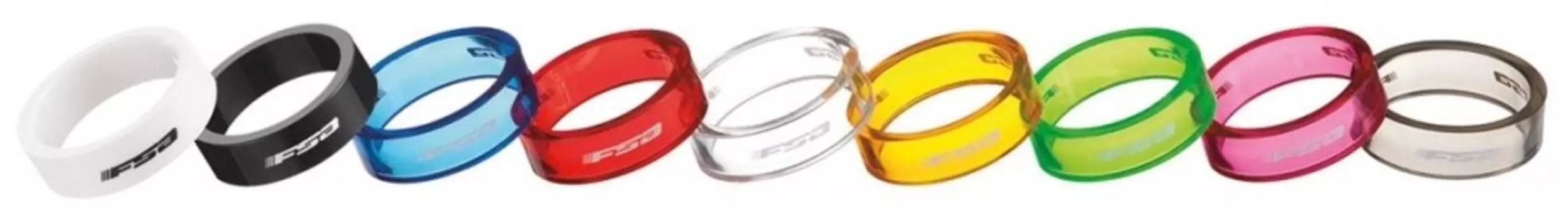 Кольцо под вынос FSA 1"1/8 10mm Transp Orange, 160-3502TO