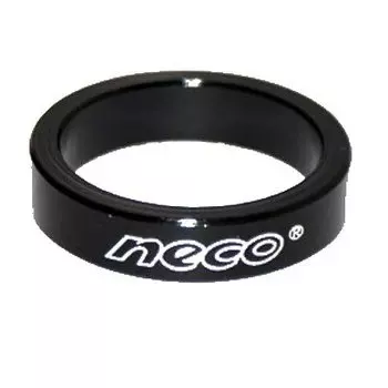 Кольцо проставочное NECO AS3605, алюминий, 1-1\8", 5мм, black, NECO AS3605,5мм,black