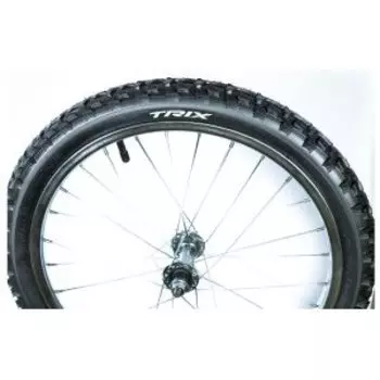 Колесо велосипедное TRIX переднее 18", стальной обод, передняя втулка, камера, покрышка Trix, 18" steel (переднее)