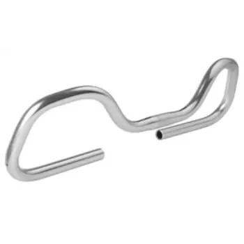 Руль велосипедный ZOOM, алюминий, мультипозиционный, "бабочка" 22,2 х 25,4 x 590 мм, серебристый, 5-403708