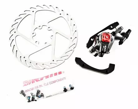 Тормоз дисковый Avid BB7 MTB Graphite, 160mm, G2CS Rotor Front/Rear, 00.5016.166.010