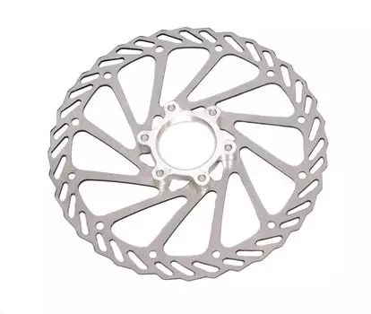 Ротор велосипедный STELS, 160мм, с адаптером на резьбу , сталь, 00-170525