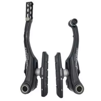 Тормоз велосипедный Shimano LX задний V-brake BR-T610, черный, колодки S70C EBRT610RX41SLP