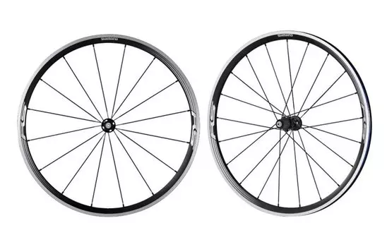 Колеса велосипедные Shimano WH-RS330, переднее и заднее, 10/11ск, черный, EWHRS330FREB