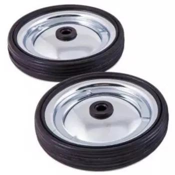 Колесики дополнительные TRIX, без креплений на детский велосипед, металл-резина, черно-серебристые, WT-TX-08-0-BKSL