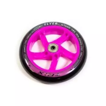 Колесо - 145 мм, для самокатов, с подшипниками ABEC 7 , розовое, 145 мм(pink)