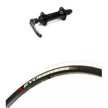 Колесо ALEXRIMS, 28-29", обод AlexRims EVOLUTION, переднее, ободной тормоз, эксцентрик, чёрный, J20SR-CNC-29-13083