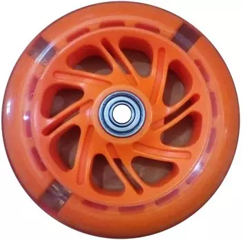 Колесо для самоката, с 2 подшипниками ABEC-7, d - 117мм, оранжевое, SC 01 OR