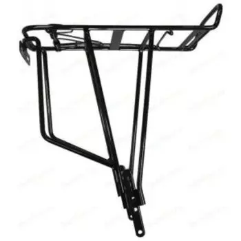 Багажник велосипедный STARK 24-28", алюминий 8мм трубы, с прижимом, черный, CKA-13