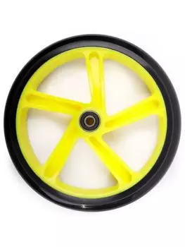 Колесо для самоката Vinca Sport Полиуретан, ABEC 9, диам. - 200мм, лайм, SC 200 lime