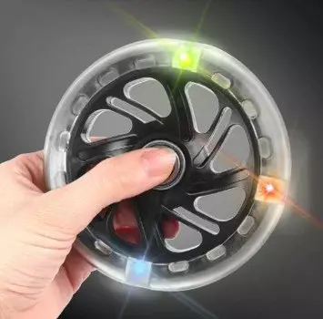 Колесо для самоката Vinca Sport, PVC, ABEC 7, со светодиодами, 114*20мм, черное. SC 114 black light