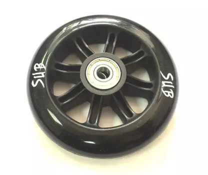 Колесо для трюкового самоката SUB, пластиковое, с подшипником ABEC 9, 100 мм, черный, 00-180090