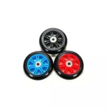 Колесо для трюкового самоката TRIX, 100мм, с подшипниками ABEC 9, алюминий, 110 мм черный