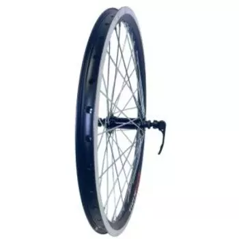 Колесо переднее TRIX 20", обод алюминиевый, двойной, 36H, 406х19,4/25х21,4мм, A/V, черный, D23-20-black-13622