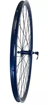 Колесо переднее TRIX 28-29", обод алюминиевый, двойной, 36H, 622х16.4/22х25мм, черный, D5-28-29-black-13960