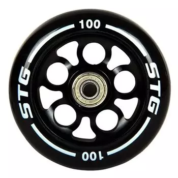 Колесо STG PU, 100 мм, для трюковых самокатов, с алюминиевым ободом, Х105164