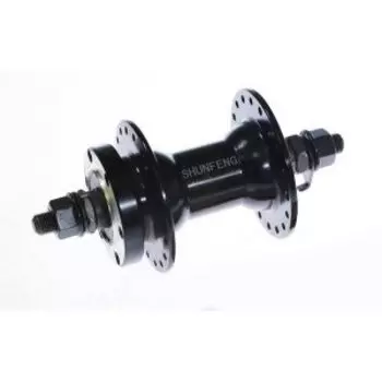 Колесо TRIX, 24", передний, ал., дв., 36H, фрез., A/V, анод., черный, вт. ал., под ДИСК, D23-24-black-11482