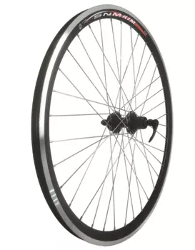 Колесо VELOOLIMP, 27,5", заднее, обод двойной, втулка под кассету 8-10 скоростей, под диск 6 отверстий, ZVO21260