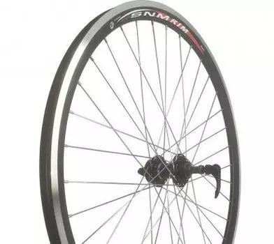 Колесо VELOOLIMP 27,5", заднее, обод двойной, чёрный, алюм. втулка с пром. подшипниками , под кассету 8-10ск, ZVO21268