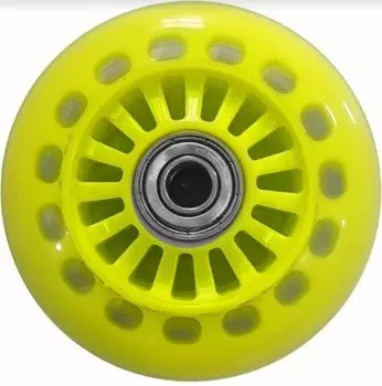 Колесо Vinca Sport для самоката, полиуретан, ABEC 7,.80*22мм, лаймовый, SC 80 lime