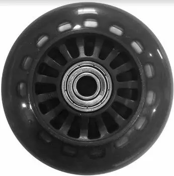 Колесо Vinca Sport для самоката, полиуретан, ABEC 7,.80*22мм, черное, SC 80 black