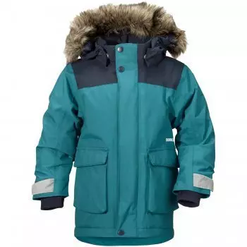 Куртка детская Didriksons KURE KIDS PARKA, синий лёд, 501848 (Размер: 80 )